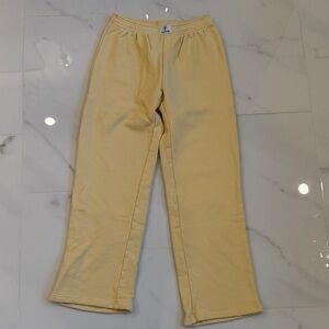 Parke Yellow Boxer Sweatpants XS